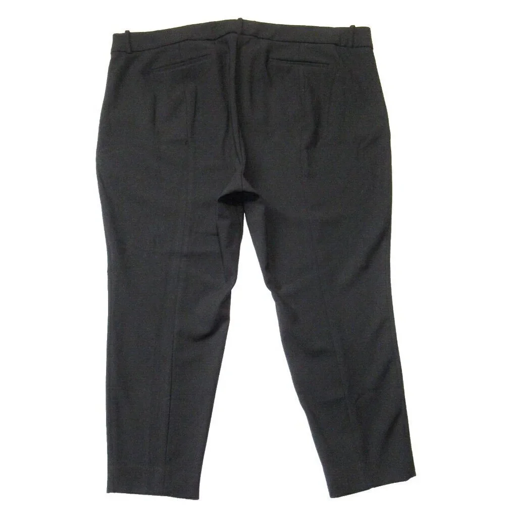 NWT J.Crew Slim Crop Cameron in Black Four Season Stretch Ankle Crop Pants 24